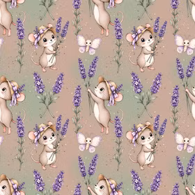 Mus med lavendel jersey