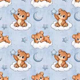 Dreamy bear blue jersey