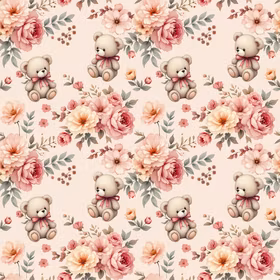 Floral Teddy jersey