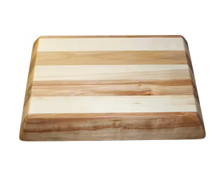 Kopia Randig skärbräda björk/asp 30x21 cm