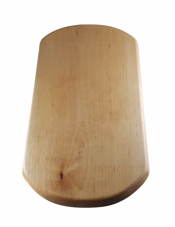 Björkskärbräda med svängda kortsidor 39x23 cm