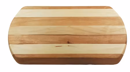 Randig skärbräda björk/asp 41x21cm