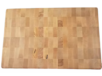 Skärbräda ändträ björk 38x25cm