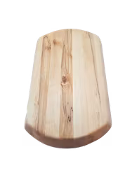 Stavlimmad skärbräda i björk med svängda kortsidor 33x19 cm