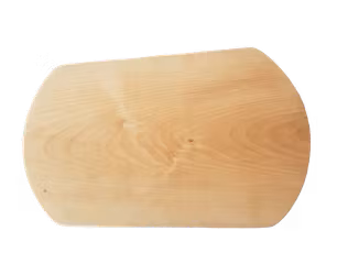 Naturligt serveringsfat i björk 35x21 cm