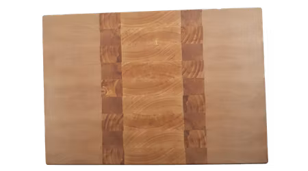 Klassisk ändträskärbräda av björk 36x25cm