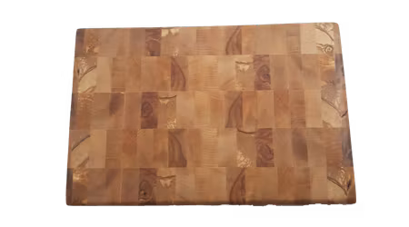 Unik vacker ändträskärbräda i björk 34x22cm