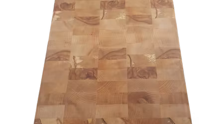 Unik vacker ändträskärbräda i björk 34x22cm