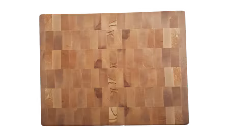 Fin ändträskärbräda med urfrästa handtag 35x27cm