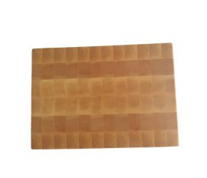 Klassisk ändträskärbräda med infrästa handtag 41x28cm