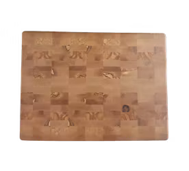 Ändträskärbräda med rötad björk 39x29 cm