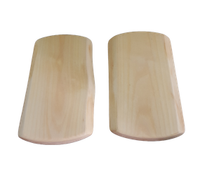 2-pack smörgåsbrickor handgjorda av björk 24x12 cm