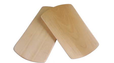 2-pack smörgåsbrickor handgjorda av björk 24x12 cm