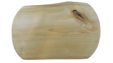 Naturligt serveringsfat/skärbräda i björk 39x24 cm