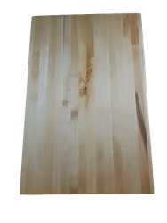 Stavlimmad björkskärbräda med vinklade kanter 43x29 cm