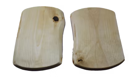 2-pack smörgåsbrickor handgjorda av björk ca 21x14 cm