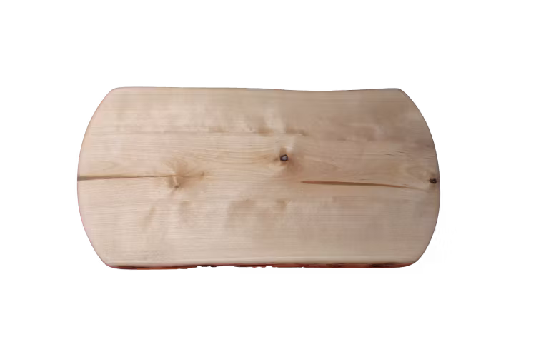 Naturligt serveringsfat i björk 32x17 cm