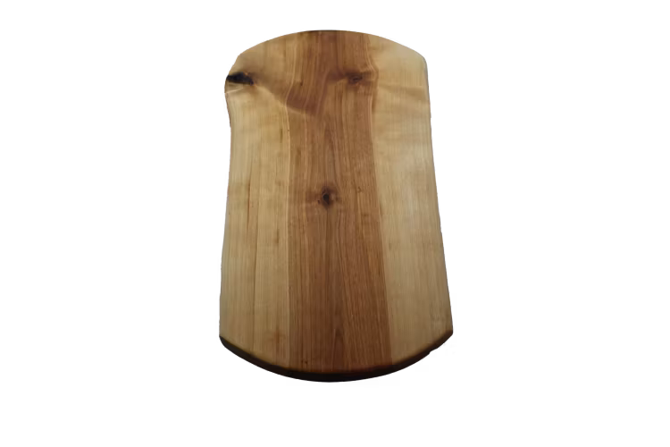 Naturligt serveringsfat av björk ca 32x18 cm