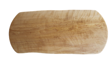 Stort naturligt serveringsfat av björk 64x28 cm