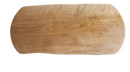 Stort naturligt serveringsfat av björk 64x28 cm