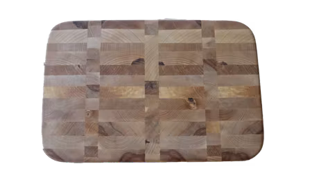 Skärbräda av ändträ från björk 35x23x3cm