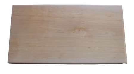 Klassisk homogen skärbräda av björk 43x22 cm