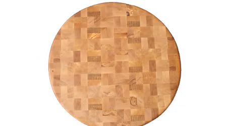 Rund ändträskärbräda av björk 33 cm