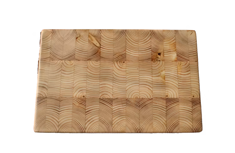 Klassisk ändträskärbräda av furu 38x25cm