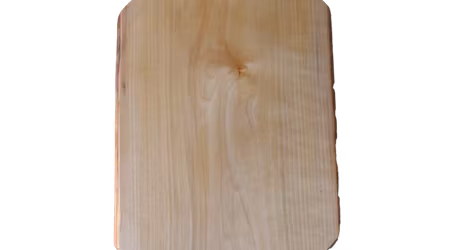 Lätt björkskärbräda med runda vinklade kortsidor 39x26 cm