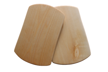 2-pack smörgåsbrickor av björkträ ca 22x14 cm