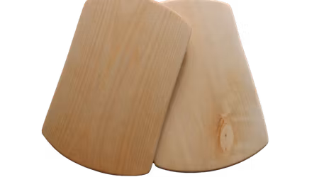 2-pack smörgåsbrickor av björkträ ca 22x14 cm