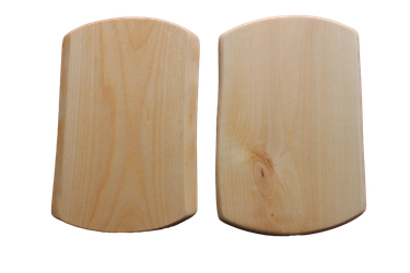 2-pack smörgåsbrickor av björkträ ca 22x14 cm