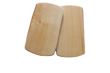 2-pack smörgåsbrickor handgjorda av björk 20x11 cm