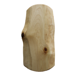 Unik björkskärbräda med svängda kortsidor 46x20 cm