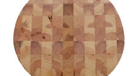 Rund ändträskärbräda av furu 36,5x5,2 cm