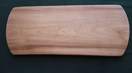 Naturligt serveringsfat av björk 35x14 cm