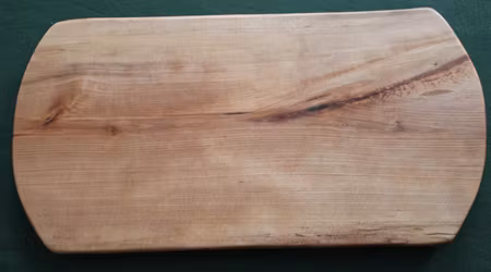Unikt handgjort serveringsfat av björk 33x16 cm
