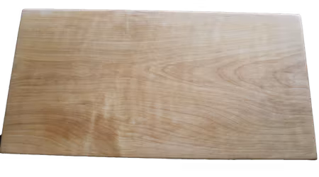 Rustik och stor klassisk skärbräda av björk 49x26 cm