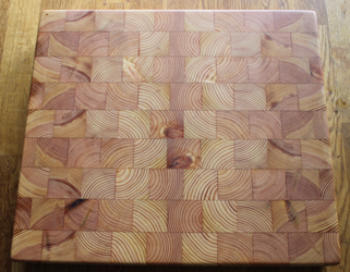 Slaktarblock av furu 39x34x6cm