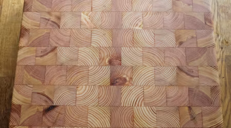 Slaktarblock av furu 39x34x6cm