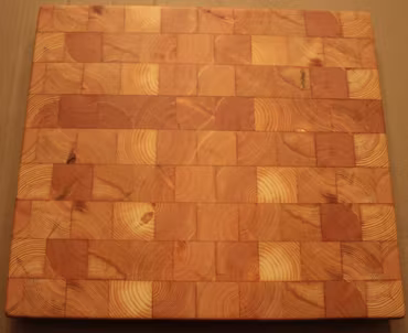 Klassisk rejäl ändträskärbräda av furu 39x34x4cm