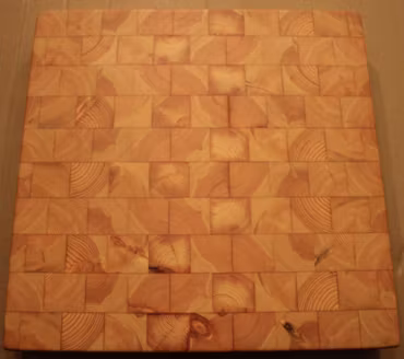 Slaktarblock av furu 38x38x6cm