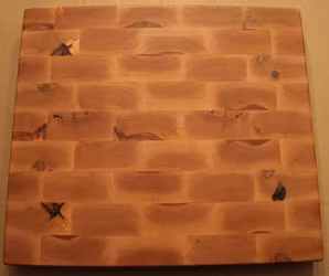 Ändträskärbräda av björk i bra storlek 38x33cm