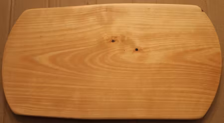 Fint handgjort serveringsfat i björk 32 x 17 cm