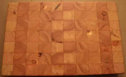 Klassisk ändträskärbräda av furu 40x26x5,5cm