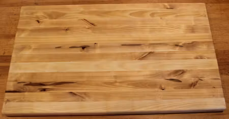 Stor handgjord och unik stavlimmad skärbräda i björk  59x35 cm