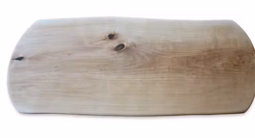 Stort naturligt serveringsfat av björk 58x26 cm