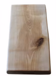 Björkskärbräda med naturliga långsidor & vinklade kortsidor 39x20 cm