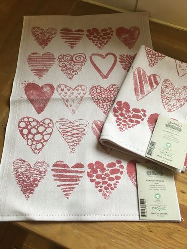 Handduk Hearts
