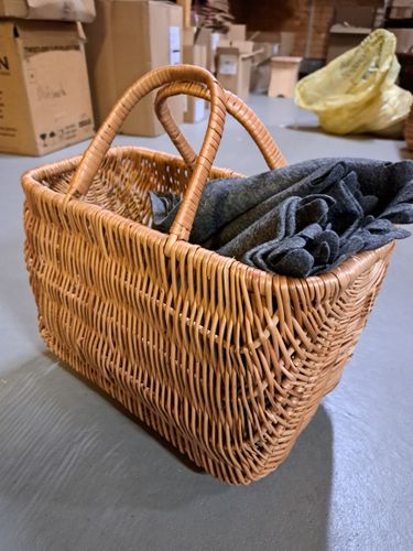 Mellanstor korgväska 43cm
